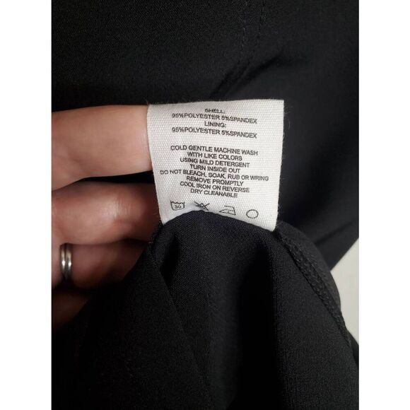 Rumored Twiggy Square Neck Bodycon Mini Dress in Black 90s Grunge Goth Minimal - Picture 7 of 7